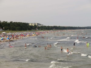 Ruegen am Strand vor Binz